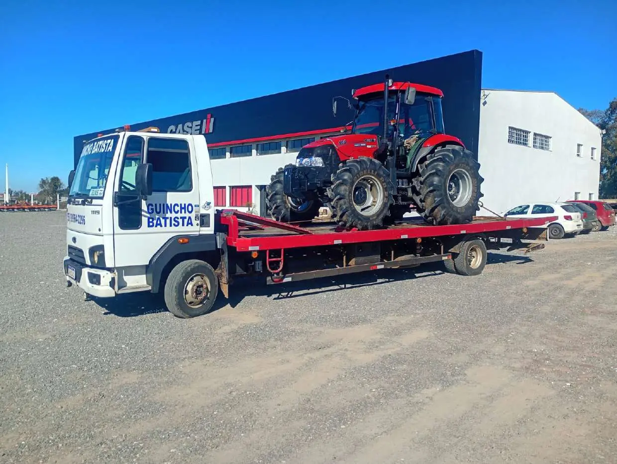 Transporte de máquina de grande porte
