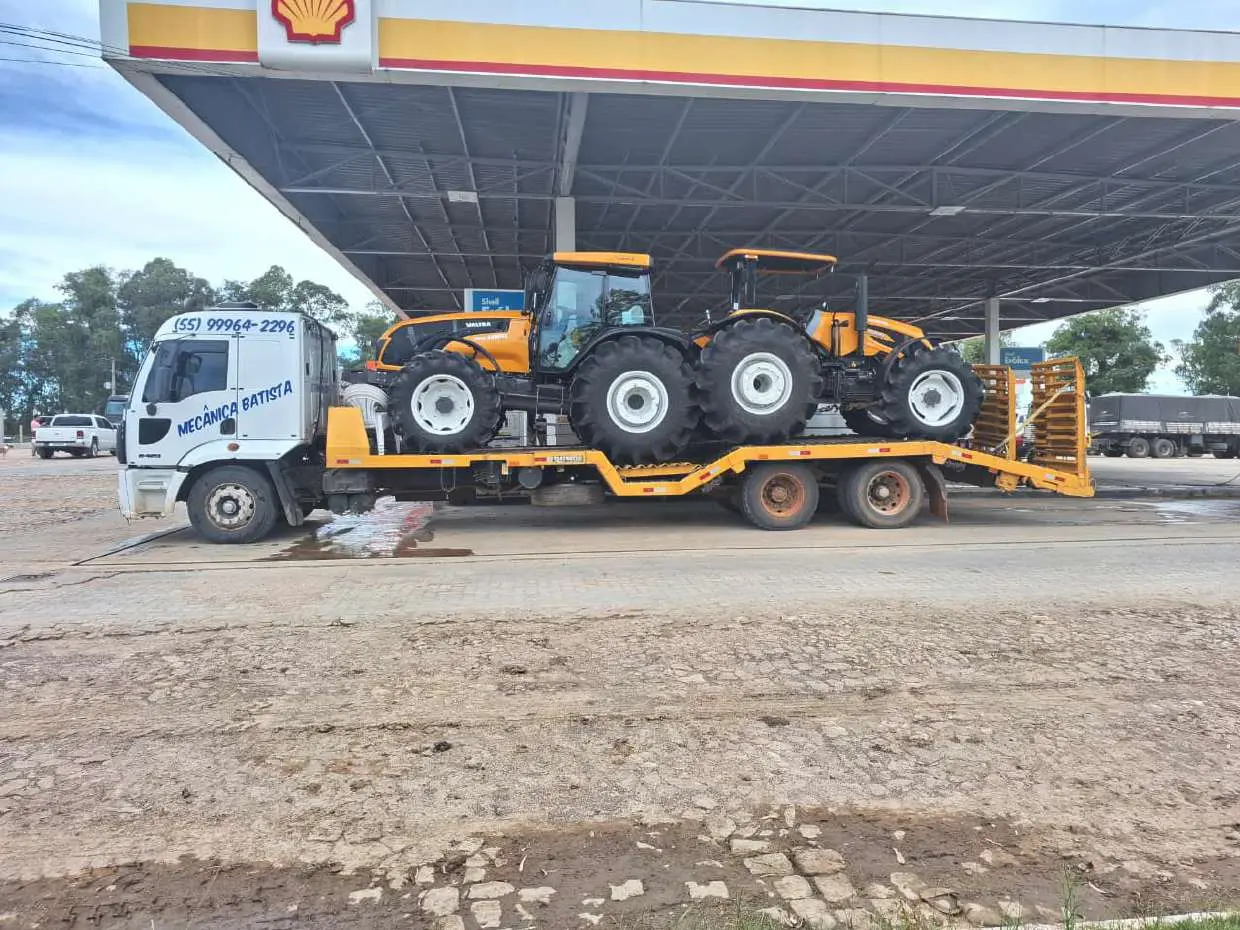 Transporte de equipamentos agrícolas